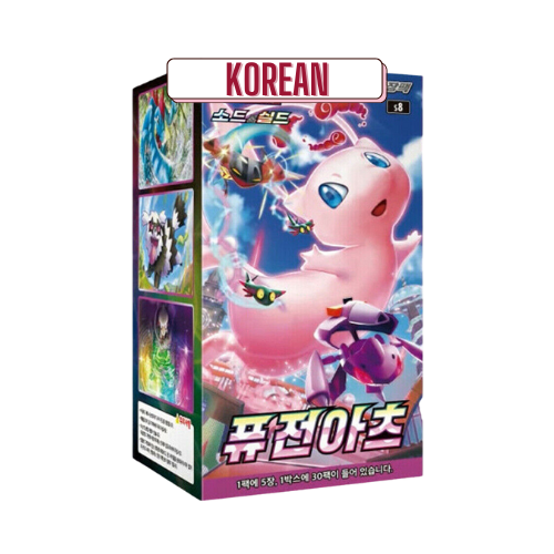 pokemon tcg korean booster box S8 Fusion Arts – Deck Out Gaming type Tera Pokémon ex Episode 291 - Phyrexia Design:LargeArkham Reptile