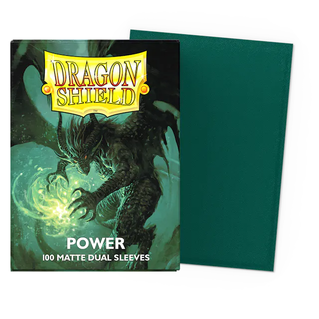 Dragon Shield Standard Size Dual Matte Sleeves - Power - 100 Count