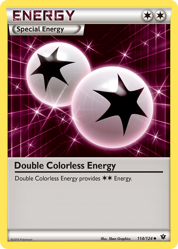 Double Colorless Energy (114) [XY - Fates Collide] Reverse Holofoil