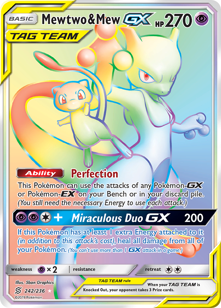 Pokémon Mewtwo & store mew deck