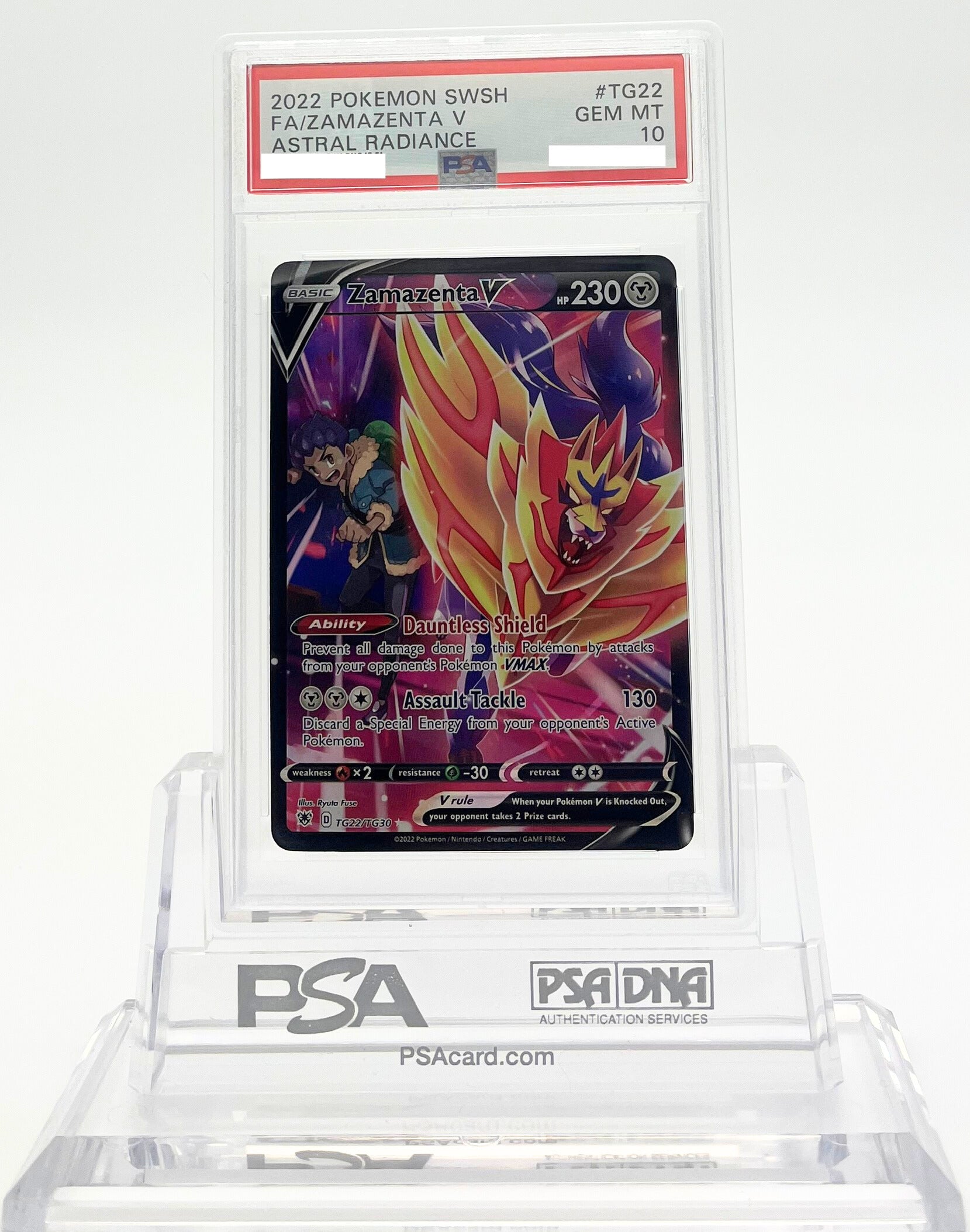 Zamazenta V - Astral Radiance - TG22 - PSA 10 Zamazenta V - Astral Radiance - TG22 - PSA 10