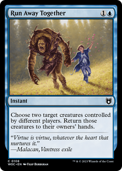Run Away Together (108) [Wilds of Eldraine Commander] - Deck Out Gaming