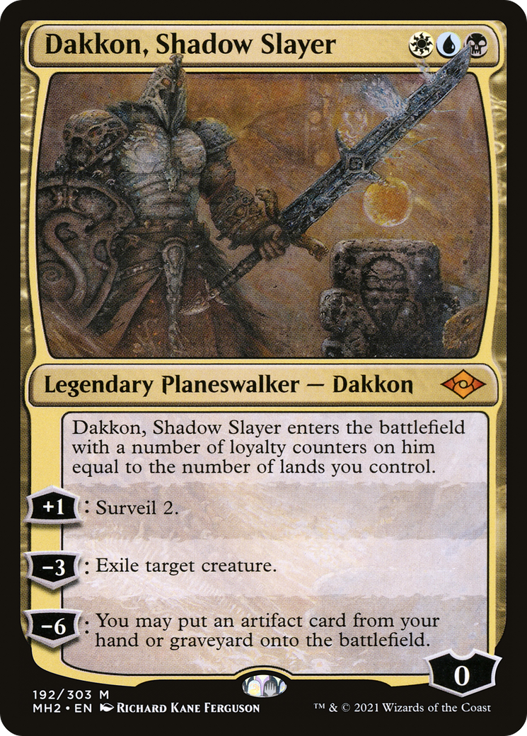 Dakkon, Shadow Slayer (192) [Modern Horizons 2] foil - Deck Out Gaming