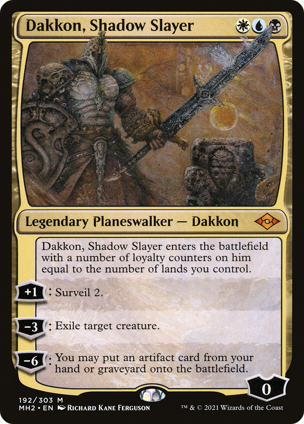 Dakkon, Shadow Slayer (192) [Modern Horizons 2] foil - Deck Out Gaming