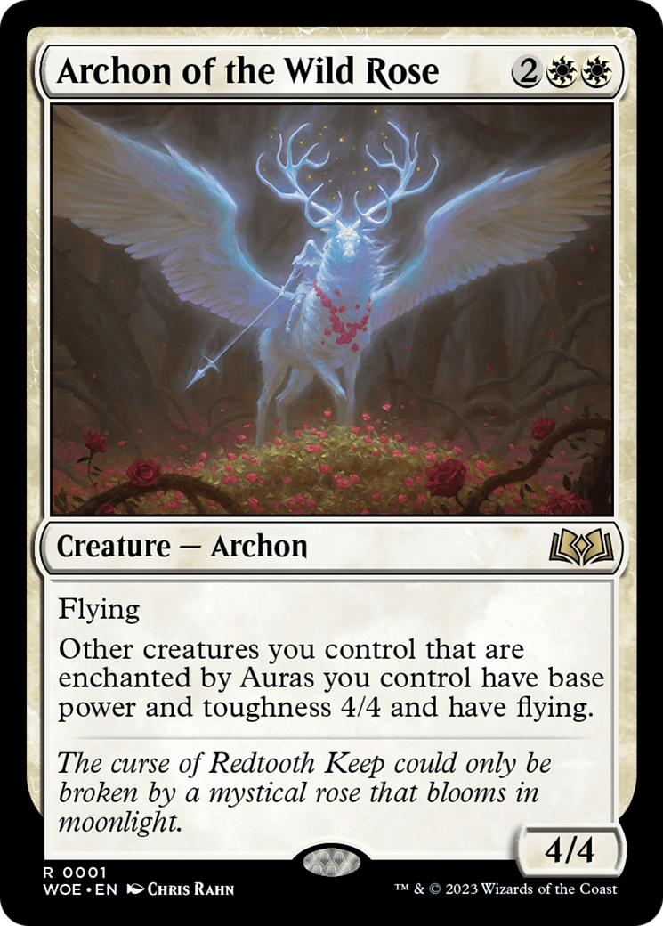 Archon of the Wild Rose (1) [Wilds of Eldraine] - Deck Out Gaming