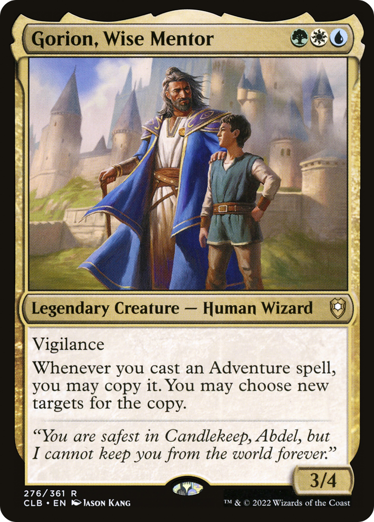 Gorion, Wise Mentor (276) [Commander Legends: Battle for Baldur's Gate] foil - Deck Out Gaming