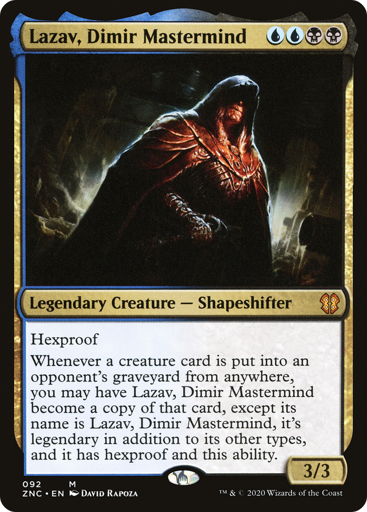 Lazav, Dimir Mastermind (92) [Commander: Zendikar Rising] - Deck Out Gaming