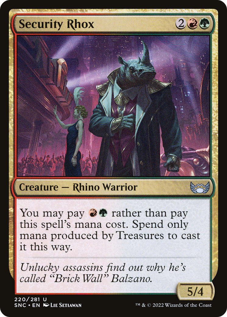 Security Rhox (220) [Streets of New Capenna] - Deck Out Gaming