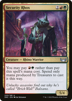 Security Rhox (220) [Streets of New Capenna] - Deck Out Gaming