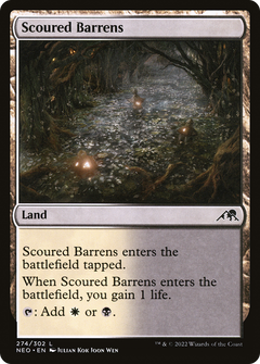 Scoured Barrens (274) [Kamigawa: Neon Dynasty] foil - Deck Out Gaming