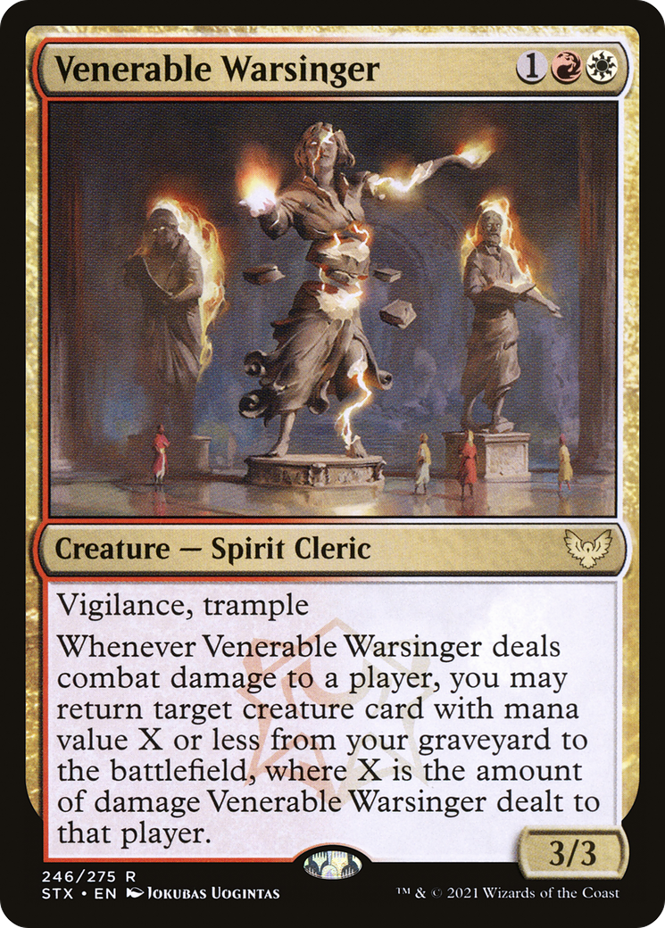 Venerable Warsinger (246) [Strixhaven: School of Mages] foil - Deck Out Gaming