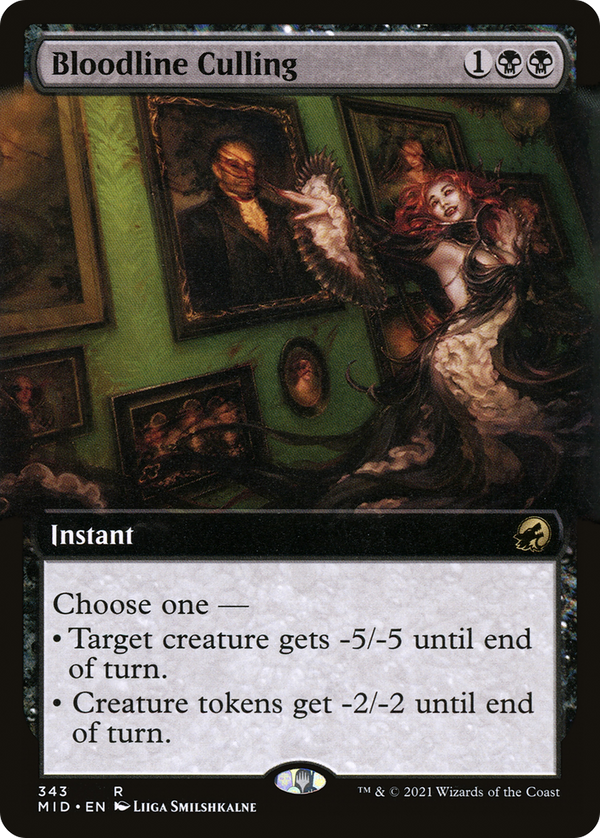 Bloodline Culling (343) [Innistrad: Midnight Hunt] foil - Deck Out Gaming