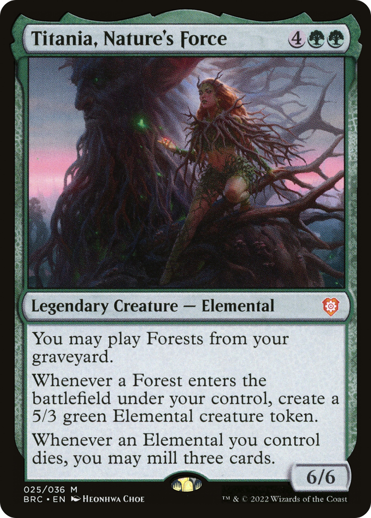 Titania, Nature's Force (25) [The Brothers' War Commander] - Deck Out Gaming