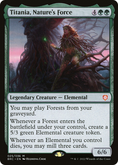 Titania, Nature's Force (25) [The Brothers' War Commander] - Deck Out Gaming