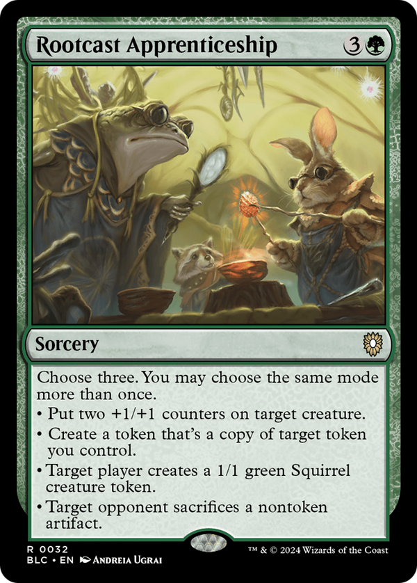 Rootcast Apprenticeship (32) [Bloomburrow Commander] - Deck Out Gaming