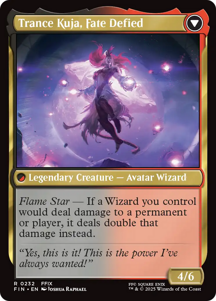 Kuja, Genome Sorcerer // Trance Kuja, Fate Defied (232) [FINAL FANTASY] foil - Deck Out Gaming