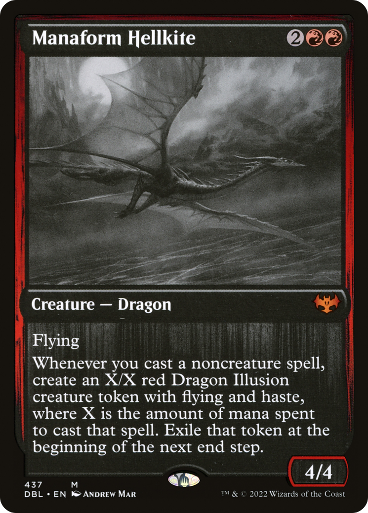 Manaform Hellkite (437) [Innistrad: Double Feature] foil - Deck Out Gaming