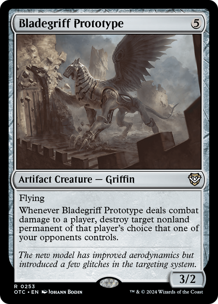 Bladegriff Prototype (253) [Outlaws of Thunder Junction Commander] - Deck Out Gaming