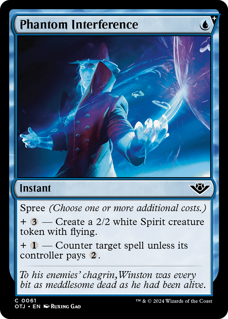 Phantom Interference (61) [Outlaws of Thunder Junction] foil - Deck Out Gaming