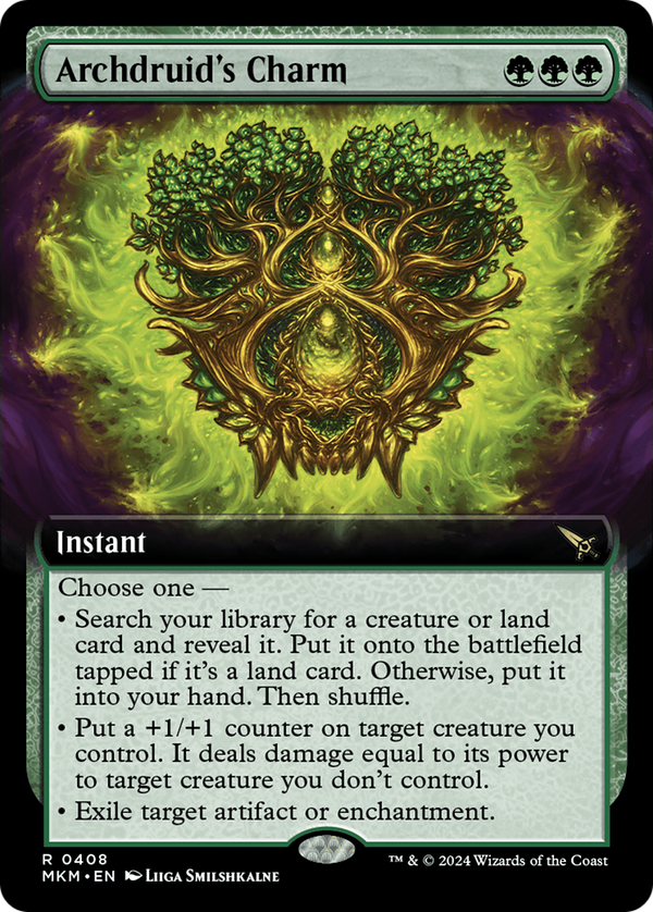 Archdruid's Charm (Extended Art) (408) [Murders at Karlov Manor] - Deck Out Gaming