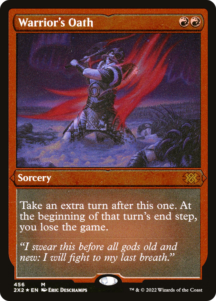 Warrior's Oath (Foil Etched) (456) [Double Masters 2022] foil - Deck Out Gaming