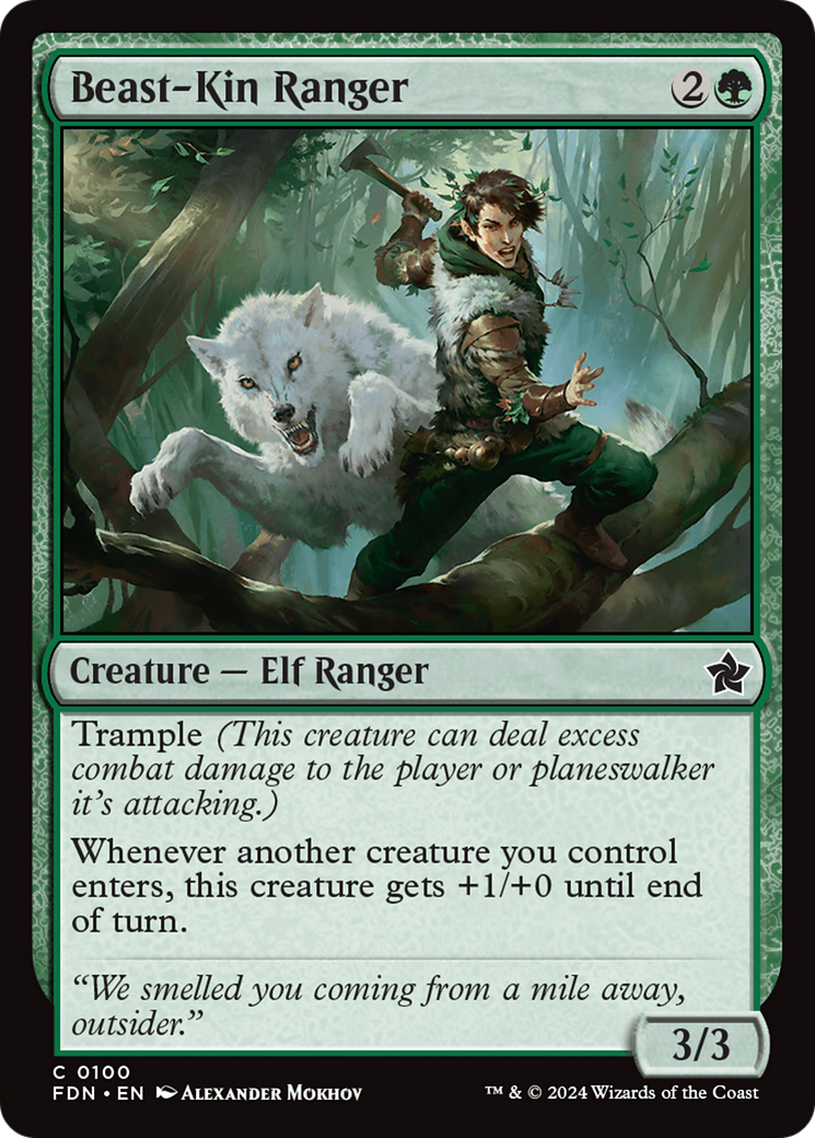 Beast-Kin Ranger (100) [Foundations] - Deck Out Gaming