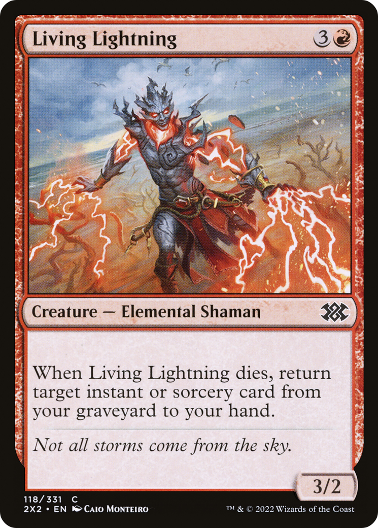 Living Lightning (118) [Double Masters 2022] - Deck Out Gaming