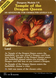 Temple of the Dragon Queen (Dungeon Module) (357) [Adventures in the Forgotten Realms] foil - Deck Out Gaming
