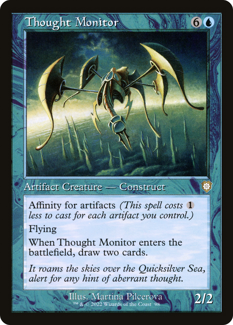 Thought Monitor (Retro Frame) (98) [Commander: The Brothers' War] - Deck Out Gaming