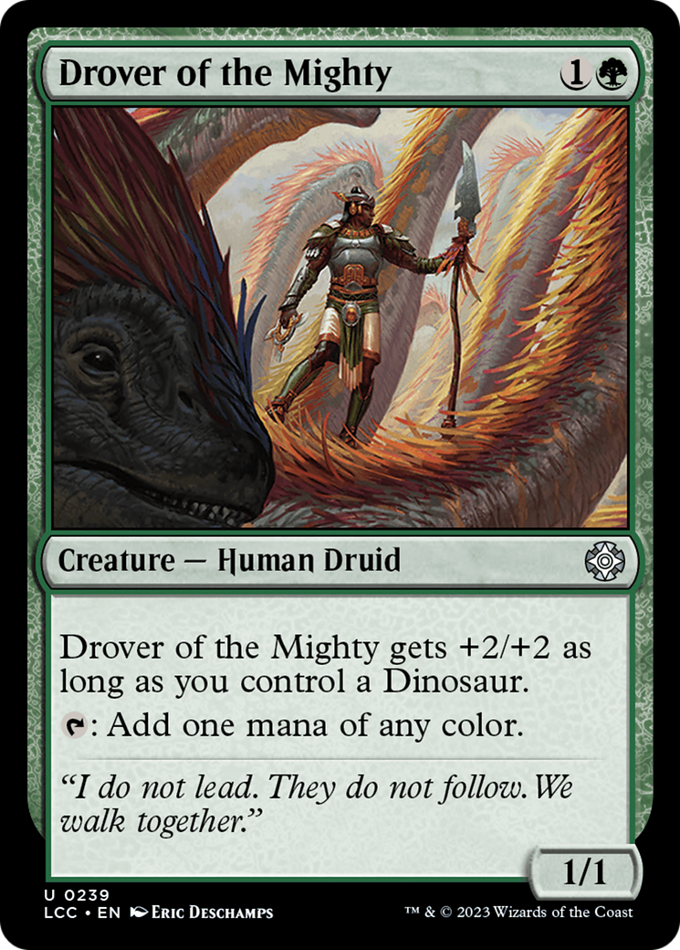 Drover of the Mighty (239) [The Lost Caverns of Ixalan Commander] - Deck Out Gaming