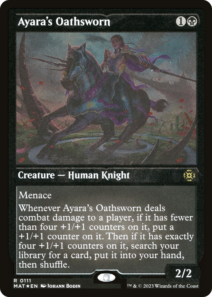 Ayara's Oathsworn (111) [March of the Machine: The Aftermath] etched - Deck Out Gaming