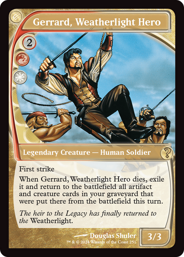 Gerrard, Weatherlight Hero (Future Sight) (251) [Mystery Booster 2] foil - Deck Out Gaming