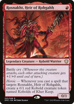 Rosnakht, Heir of Rohgahh (25) [Dominaria United Commander] foil - Deck Out Gaming