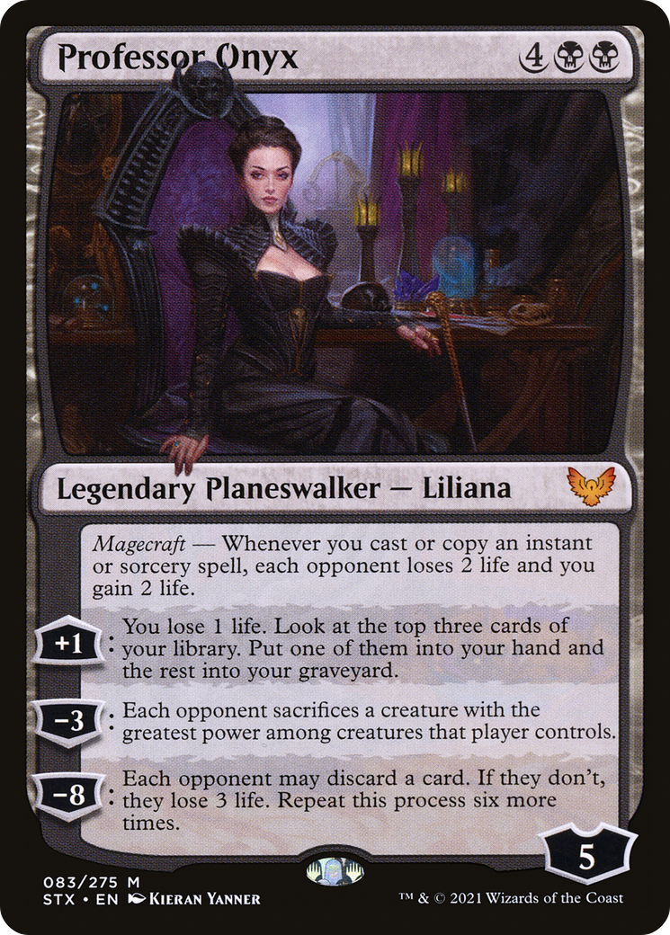 Professor Onyx (83) [Strixhaven: School of Mages] foil - Deck Out Gaming
