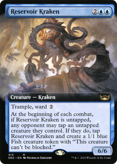 Reservoir Kraken (Extended Art) (413) [Streets of New Capenna] - Deck Out Gaming