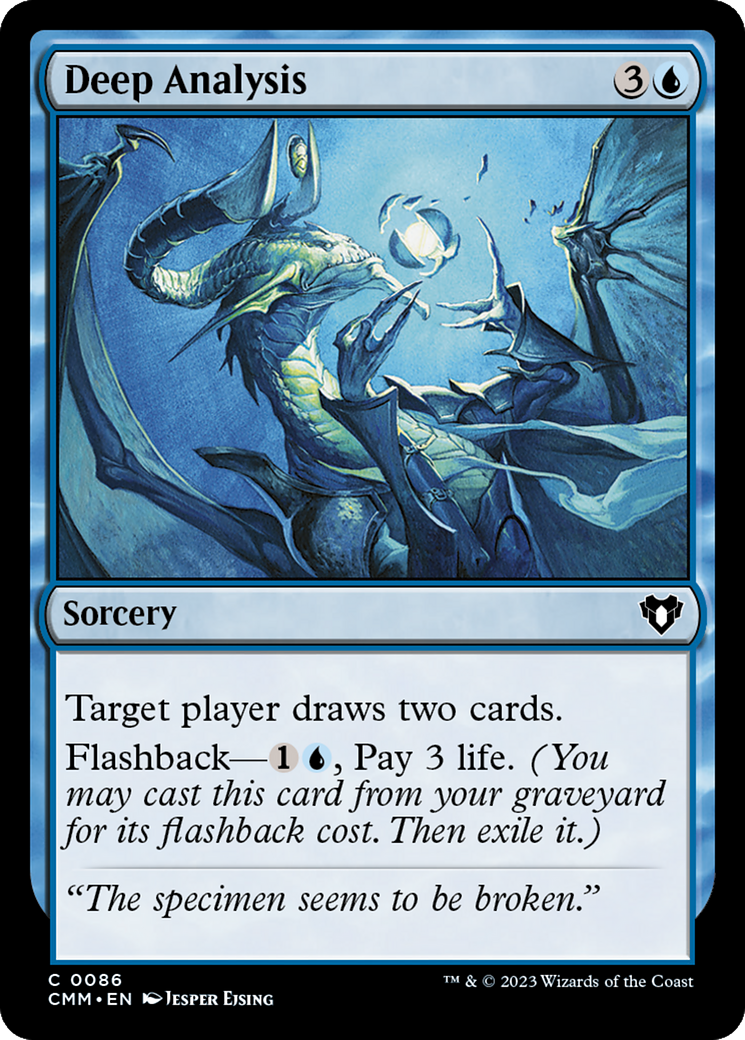 Deep Analysis (86) [Commander Masters] - Deck Out Gaming