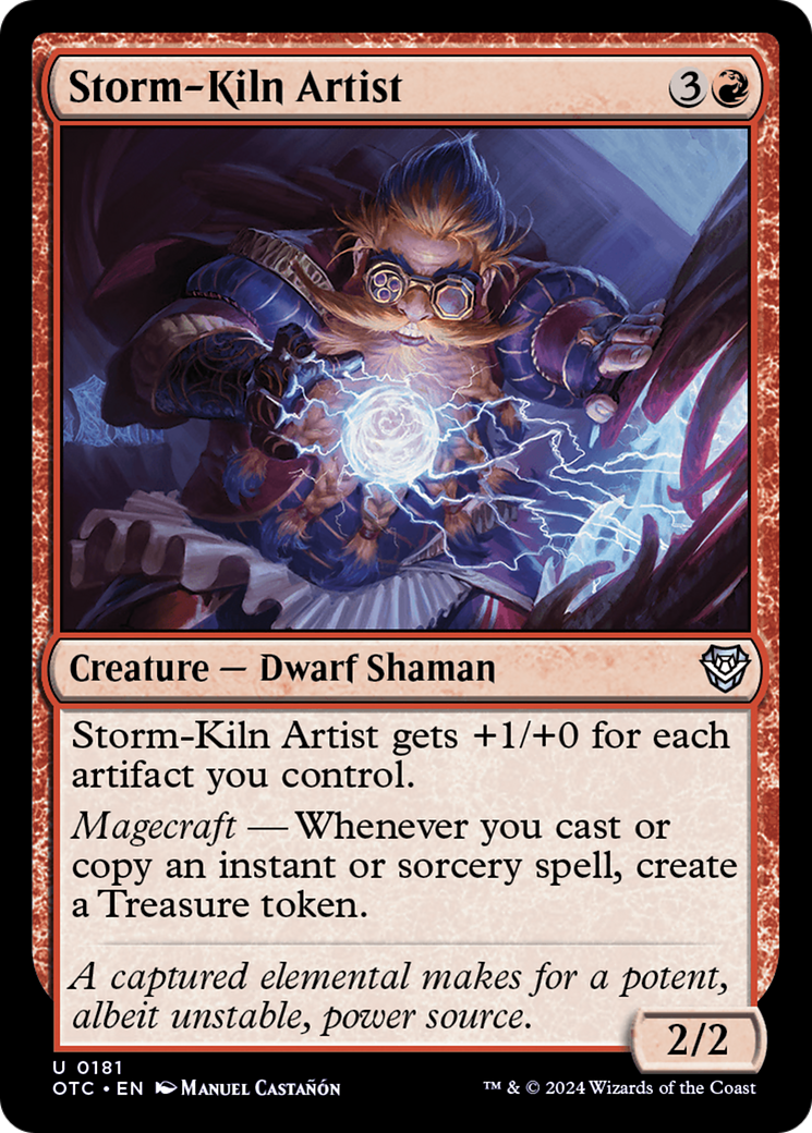 Storm-Kiln Artist (181) [Outlaws of Thunder Junction Commander] - Deck Out Gaming