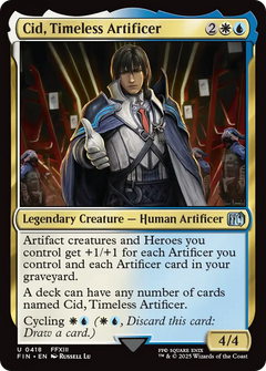 Cid, Timeless Artificer (418) [FINAL FANTASY] foil - Deck Out Gaming