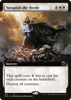Vanquish the Horde (Extended Art) (333) [Innistrad: Midnight Hunt] foil - Deck Out Gaming
