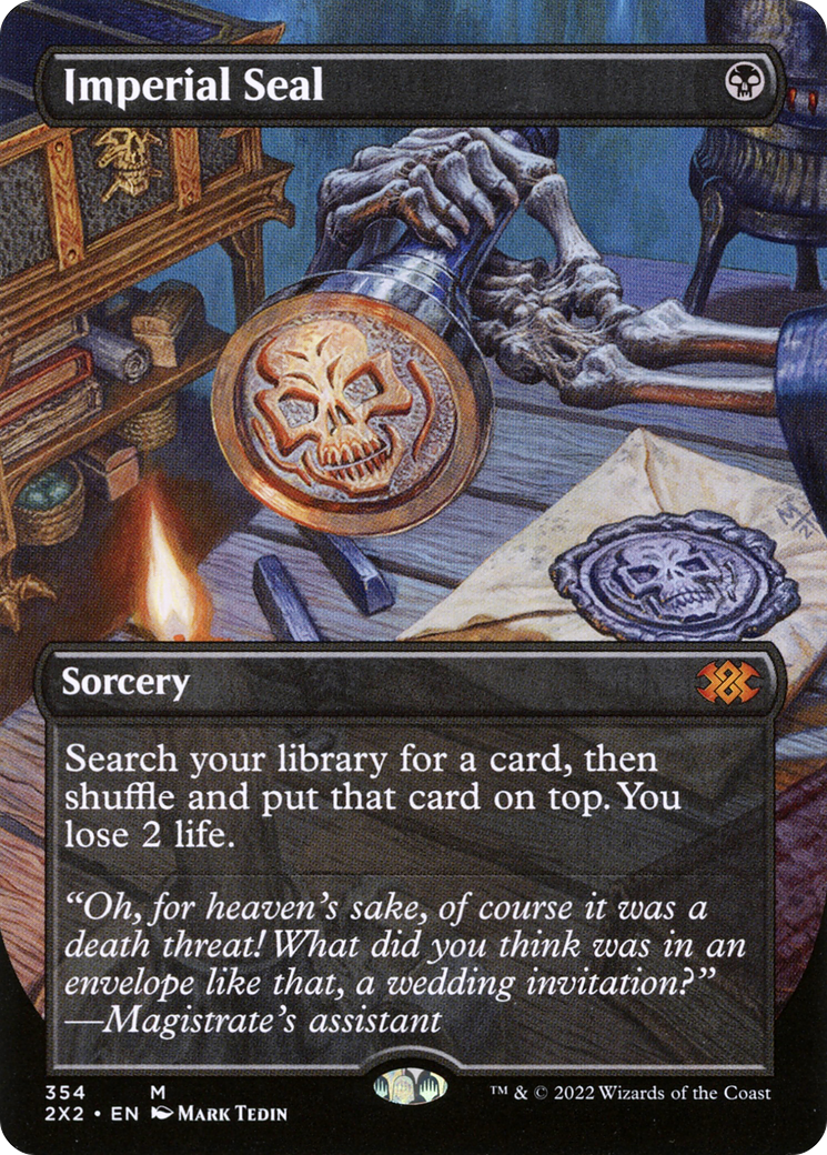 Imperial Seal (Borderless) (354) [Double Masters 2022] - Deck Out Gaming