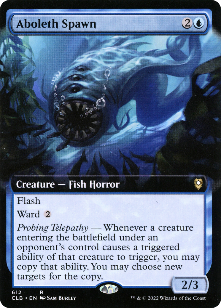 Aboleth Spawn (Extended Art) (612) [Commander Legends: Battle for Baldur's Gate] - Deck Out Gaming