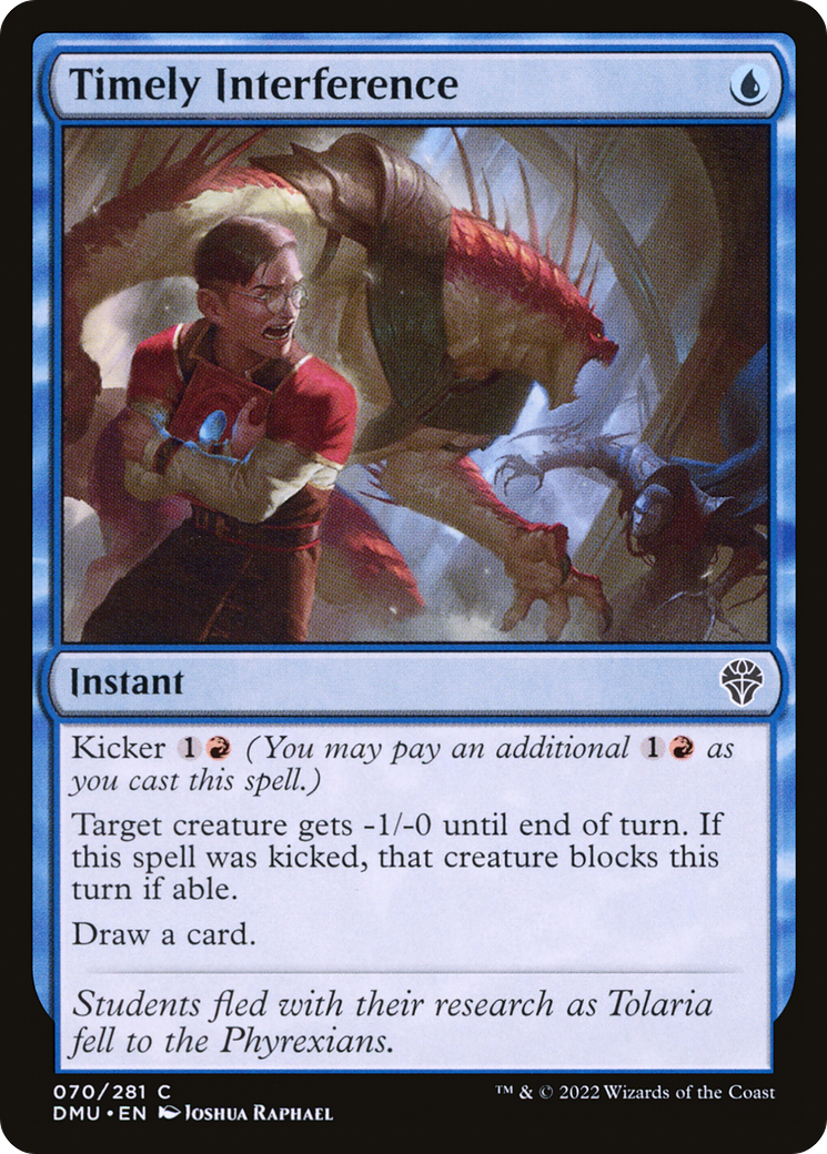 Timely Interference (70) [Dominaria United] foil - Deck Out Gaming