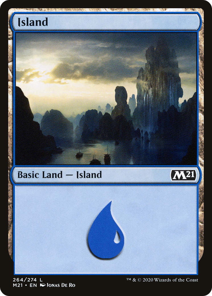 Island (264) (264) [Core Set 2021] foil - Deck Out Gaming