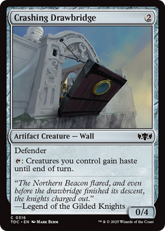 Crashing Drawbridge (316) [Commander: Tarkir: Dragonstorm] - Deck Out Gaming