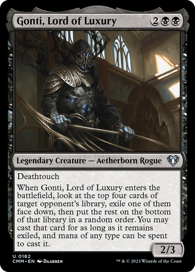 Gonti, Lord of Luxury (162) [Commander Masters] foil - Deck Out Gaming
