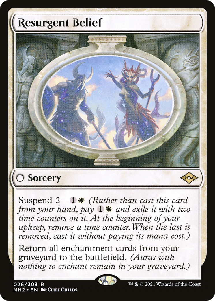 Resurgent Belief (26) [Modern Horizons 2] foil - Deck Out Gaming