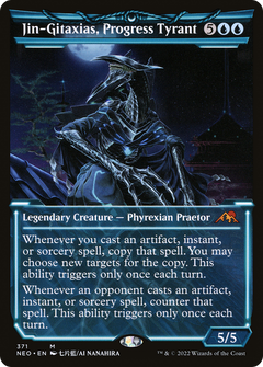 Jin-Gitaxias, Progress Tyrant (Showcase) (371) [Kamigawa: Neon Dynasty] foil - Deck Out Gaming