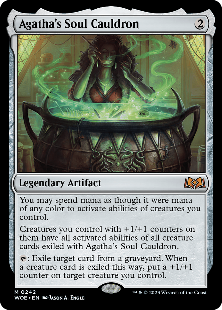 Agatha's Soul Cauldron (242) [Wilds of Eldraine] foil - Deck Out Gaming