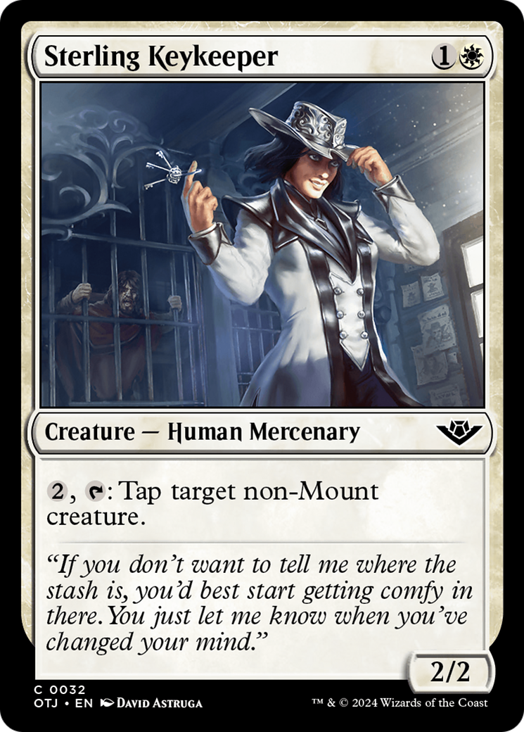 Sterling Keykeeper (32) [Outlaws of Thunder Junction] foil - Deck Out Gaming