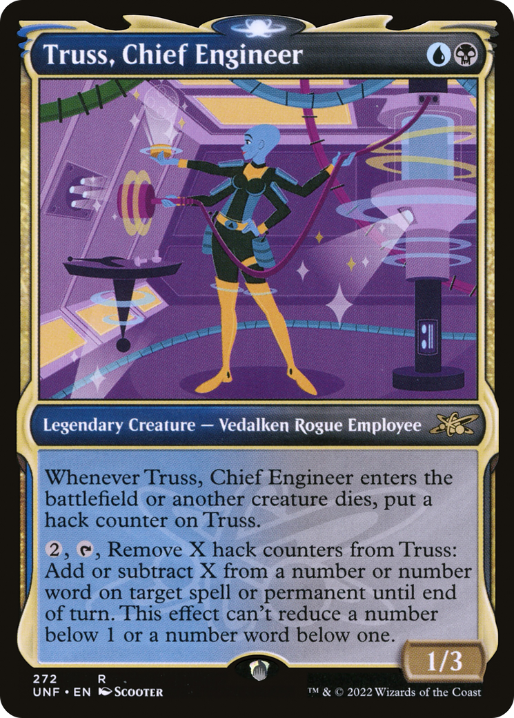 Truss, Chief Engineer (Showcase) (272) [Unfinity] - Deck Out Gaming